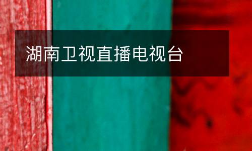 湖南衛(wèi)視直播電視臺(tái)
