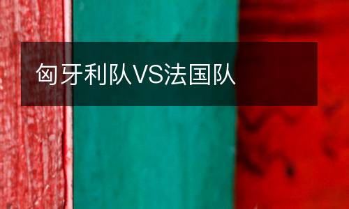 匈牙利隊VS法國隊