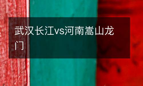 武漢長(zhǎng)江vs河南嵩山龍門