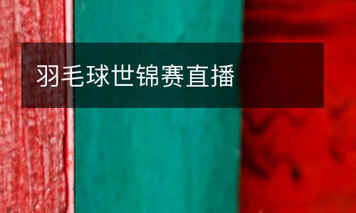 羽毛球世錦賽直播