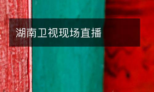 湖南衛(wèi)視現(xiàn)場直播