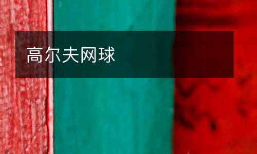 高爾夫網(wǎng)球