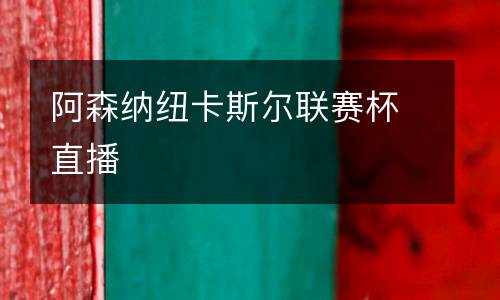 阿森納紐卡斯?fàn)柭?lián)賽杯直播